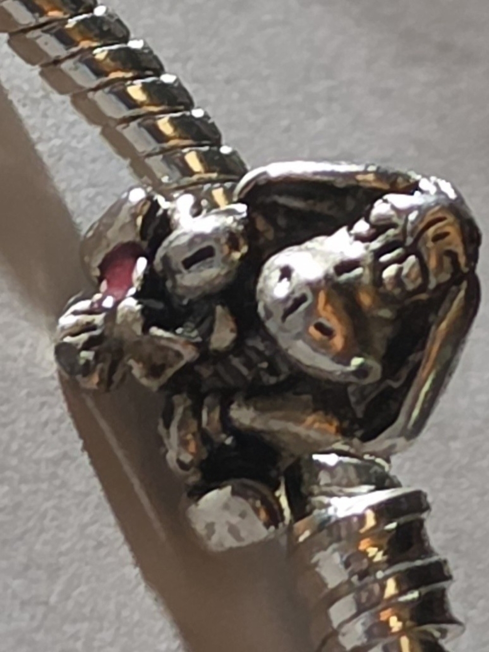 Silver S925 Eyore Winnie The Pooh Charm